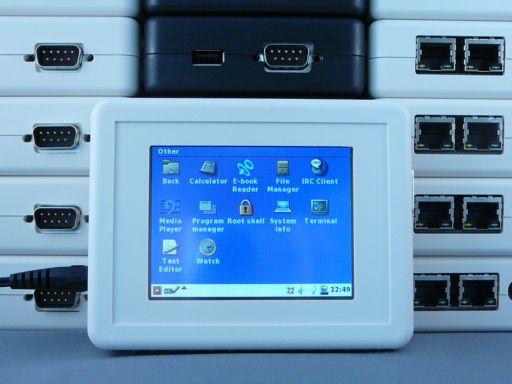 Touch‑Panel Computer with 3.5‑inch, color TFT LCD