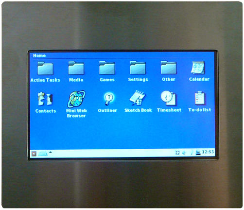 Touch-Panel Computer with 4.3-inch, color TFT LCD