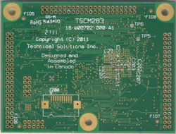 bottom side of a TSCM-283 Medallion Touch Screen Computer Module